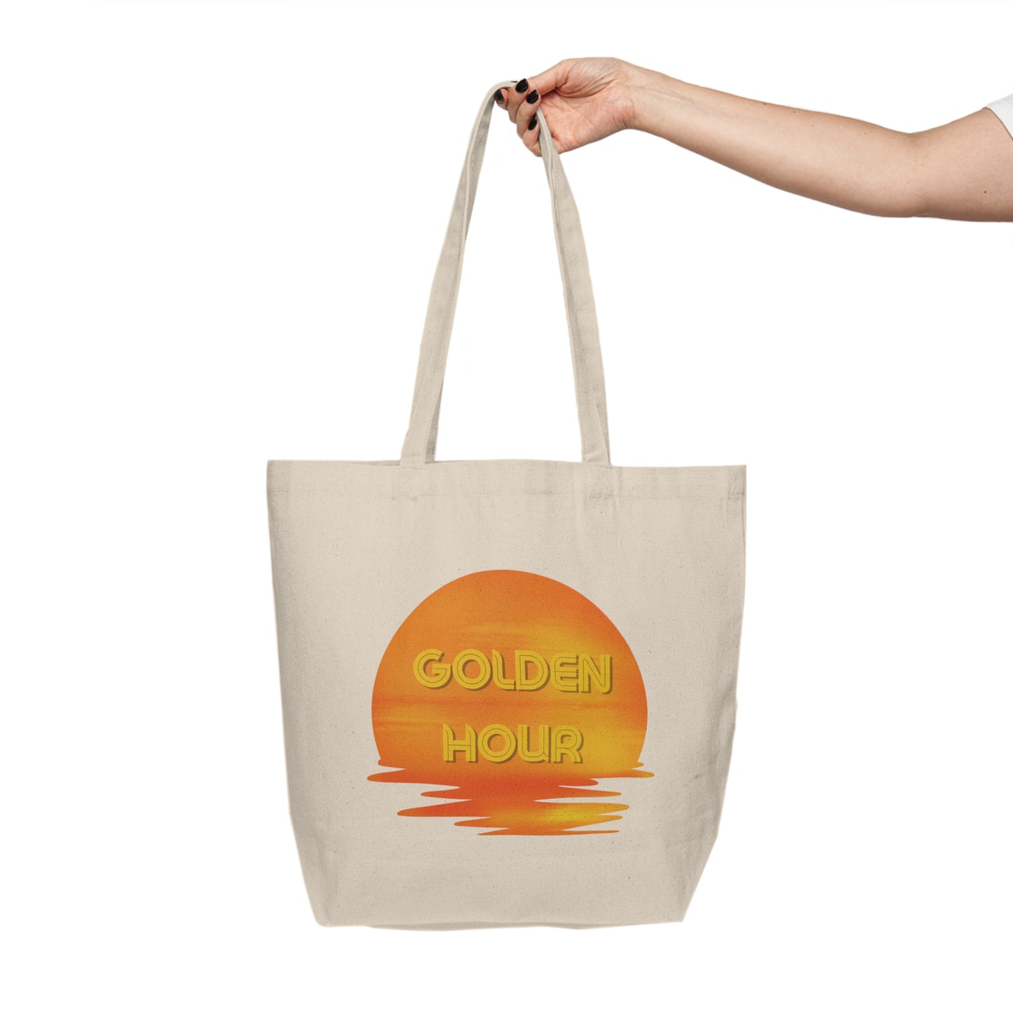 "Golden Hour" Canvas Tote