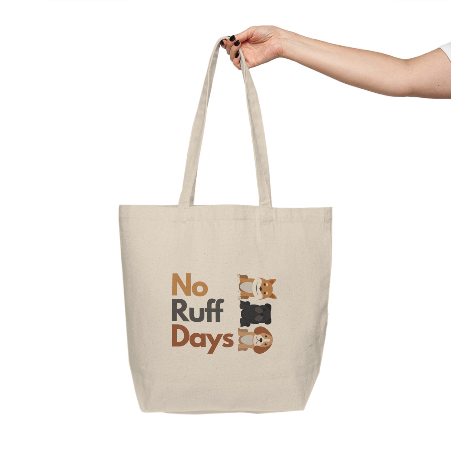 "No Ruff Days" Canvas Tote