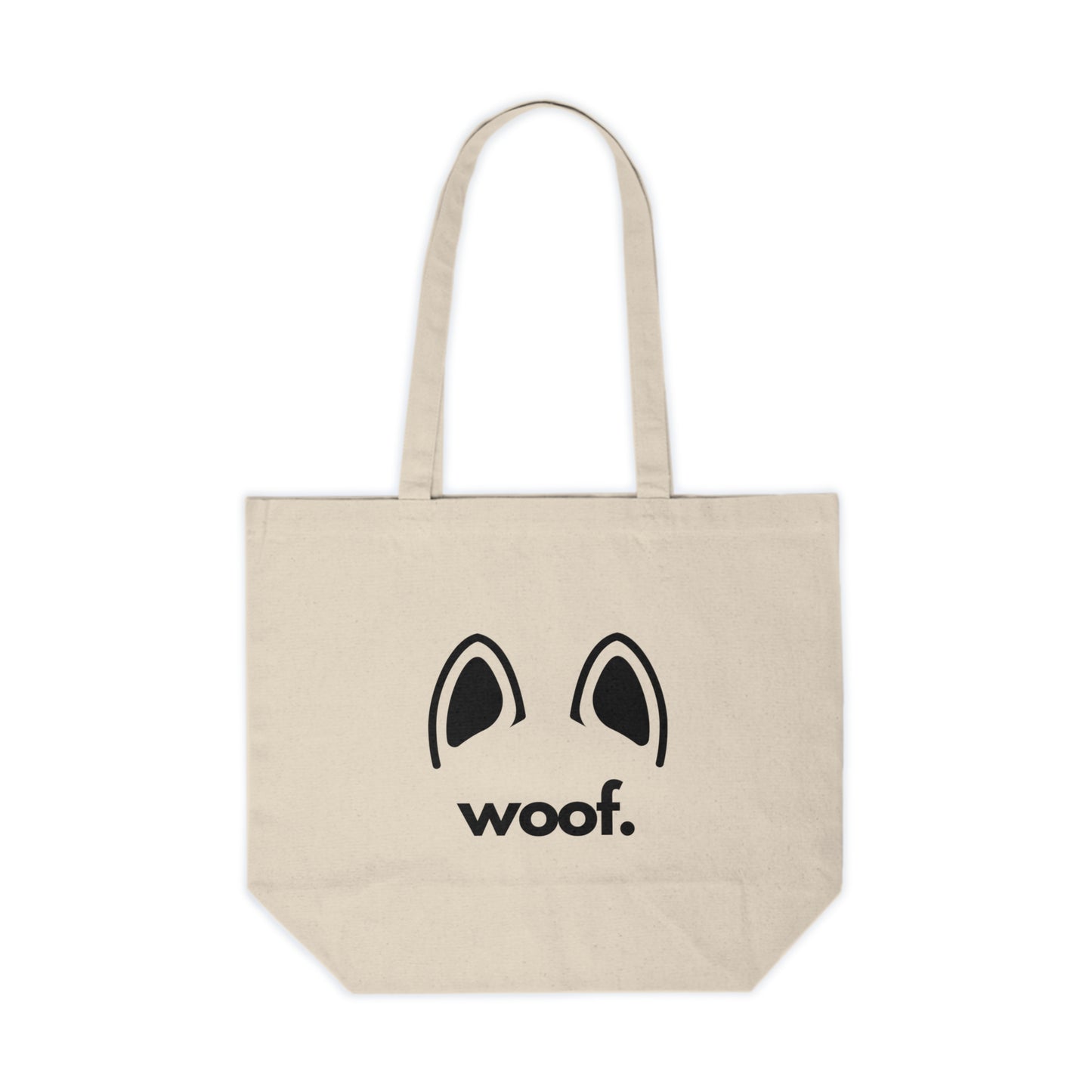 “Woof” Canvas Tote