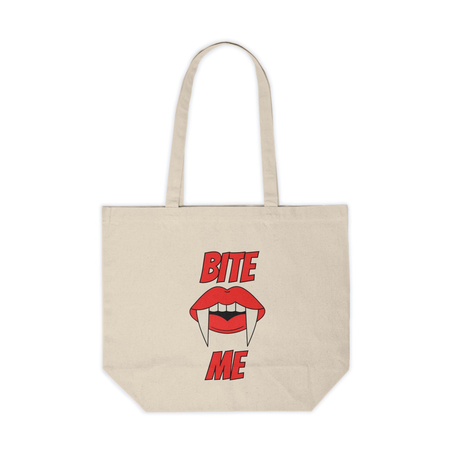 "Bite Me" Canvas Tote