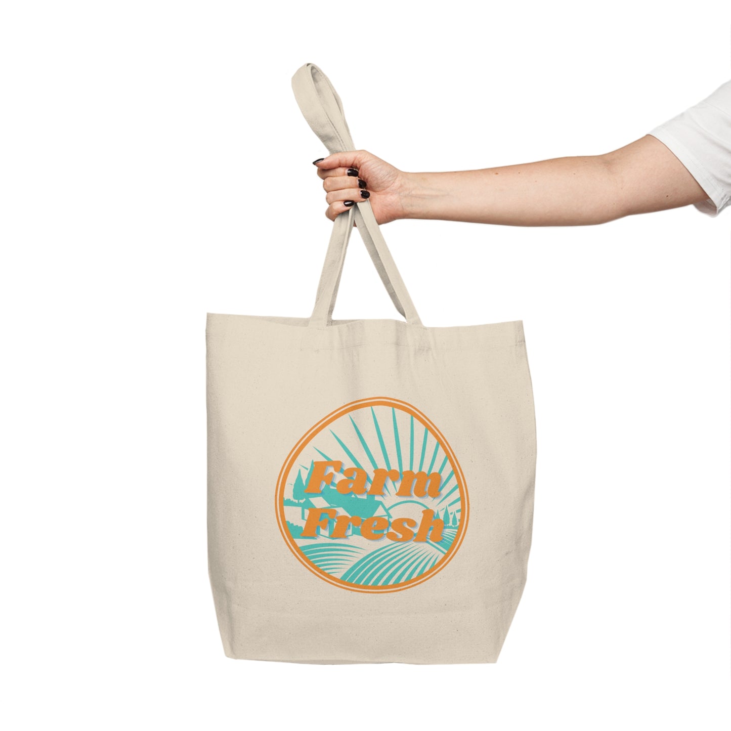 "Farm Fresh" Canvas Tote