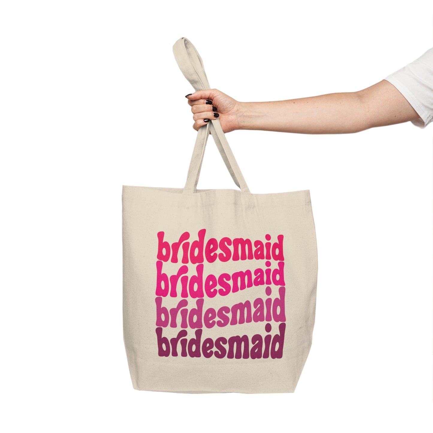 "Bridesmaid” Canvas Tote