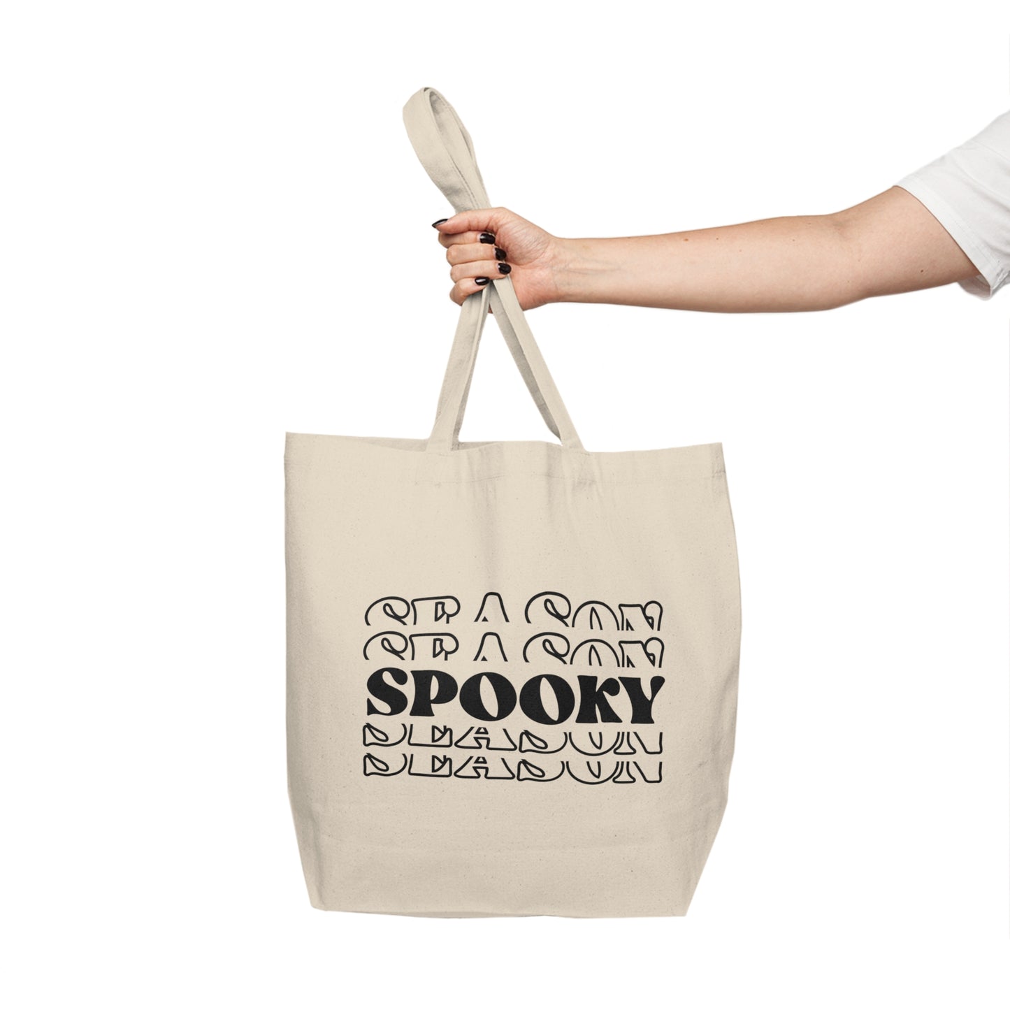 "Spooky Season" Canvas Tote