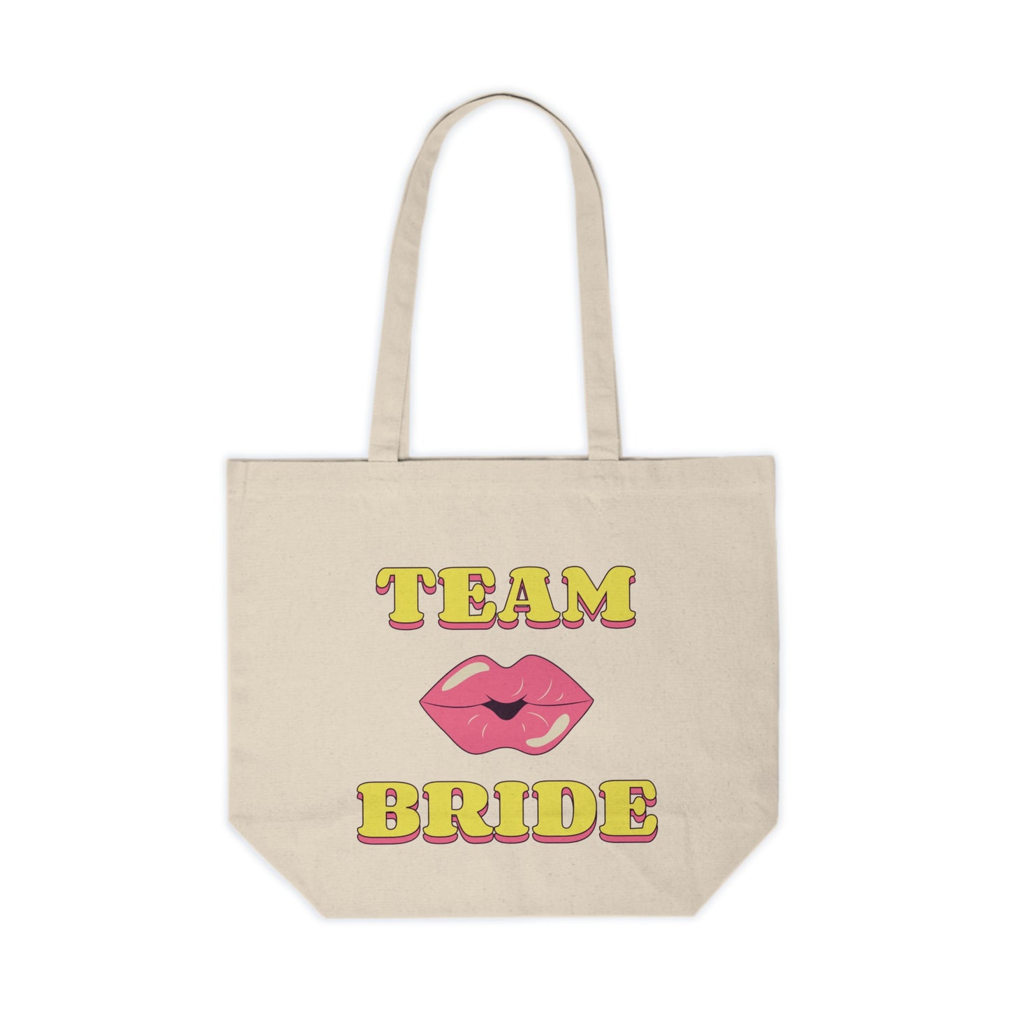 "Team Bride" Canvas Tote