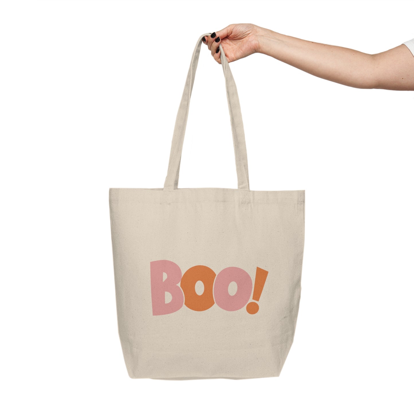 "Boo" Canvas Tote