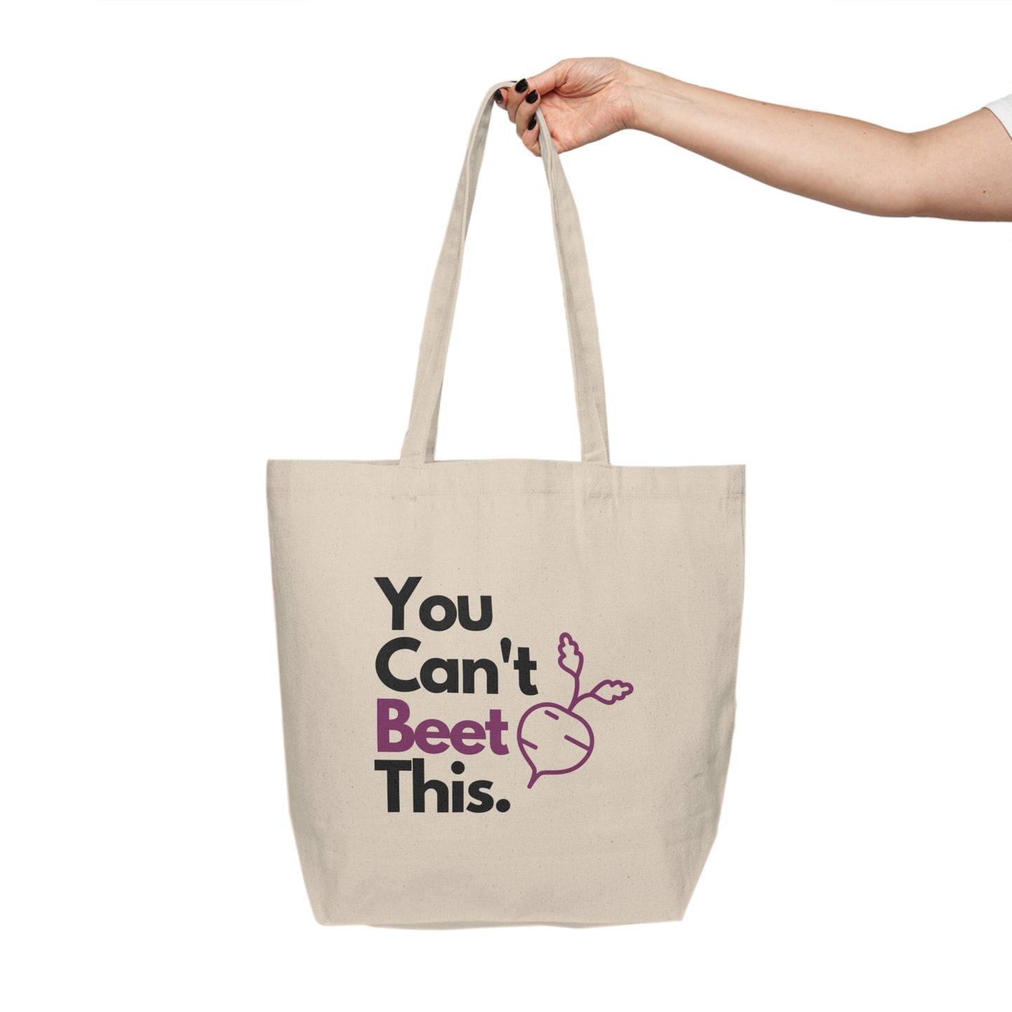"You Can't Beet This" Canvas Tote