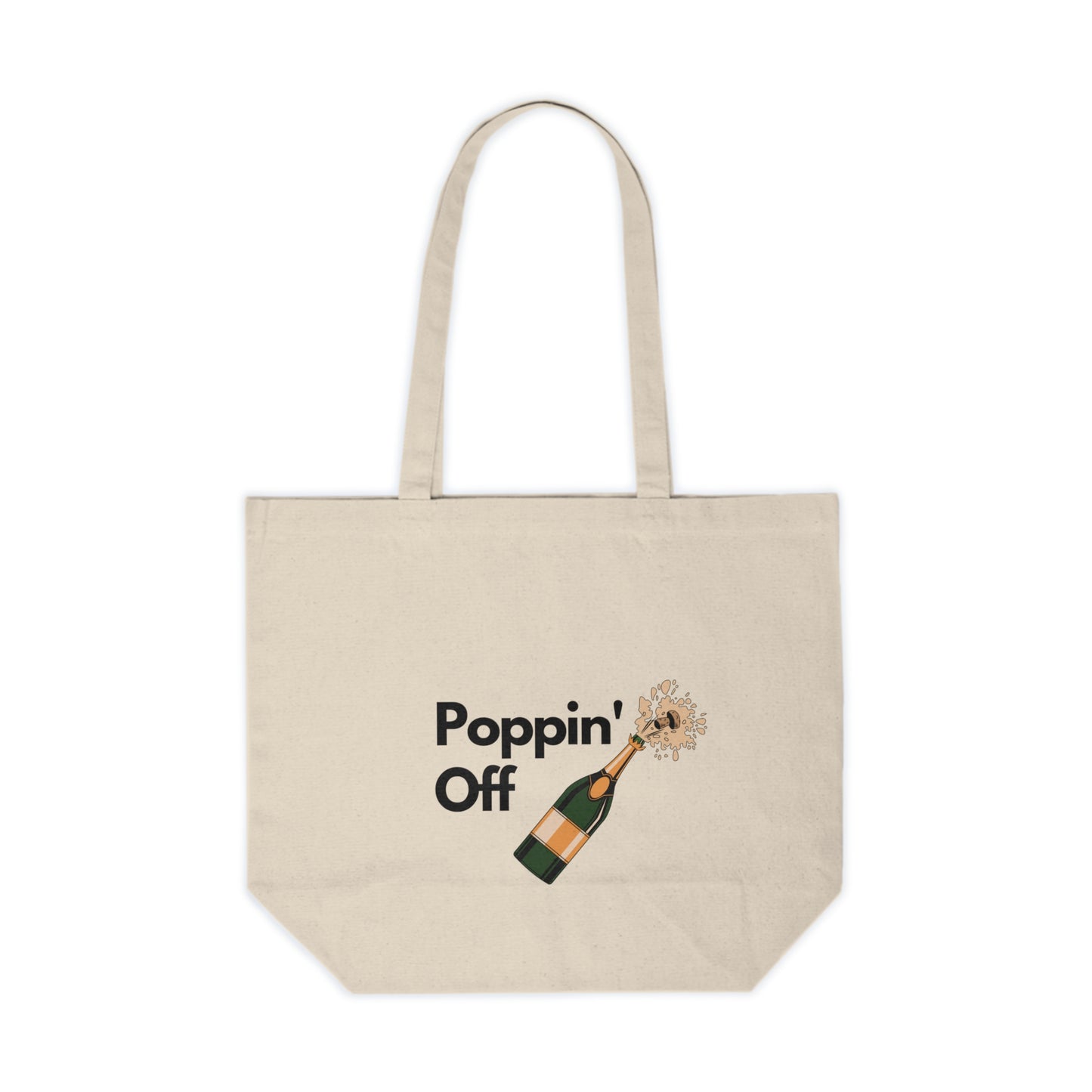"Poppin' Off" Canvas Tote