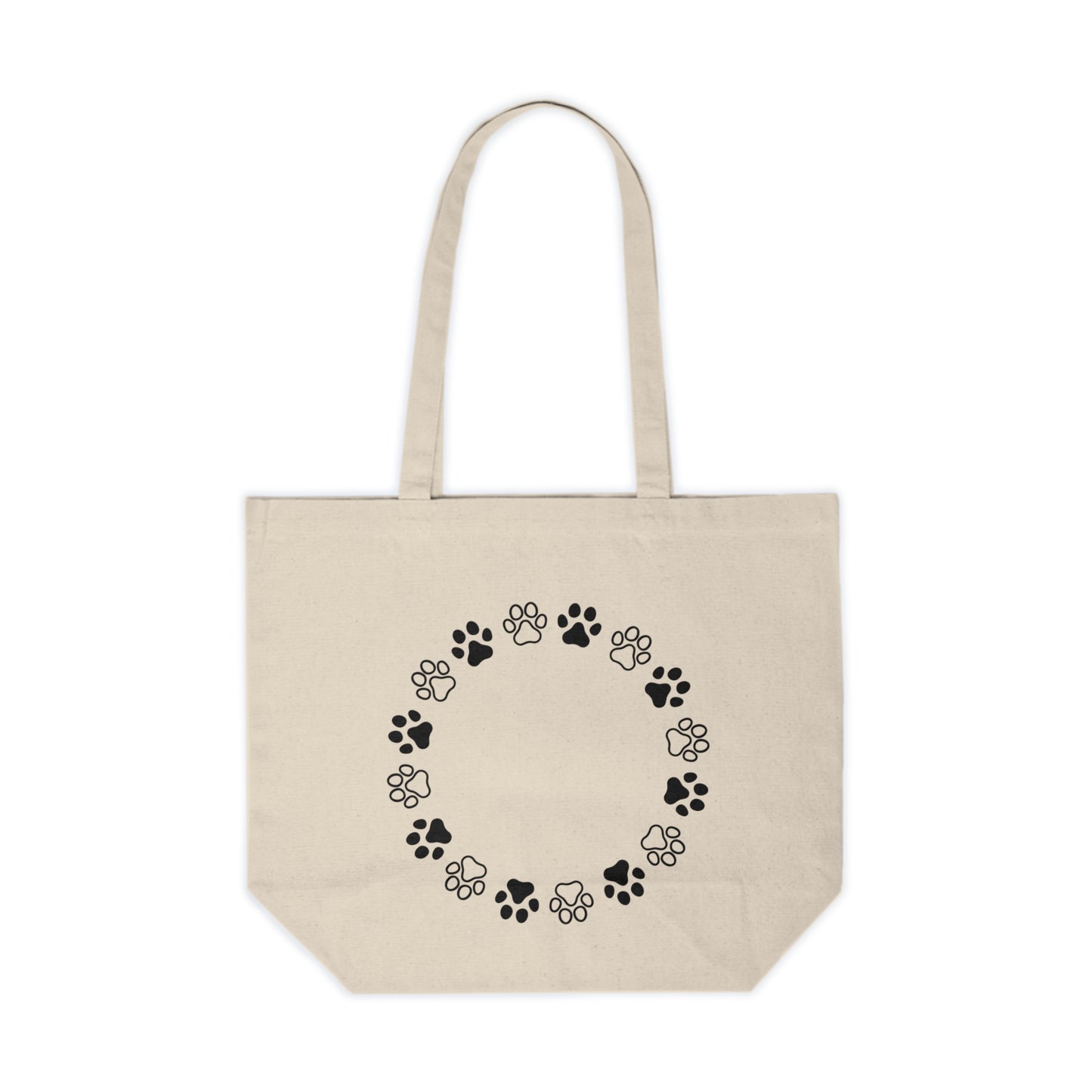 "Paw Circle" Canvas Tote