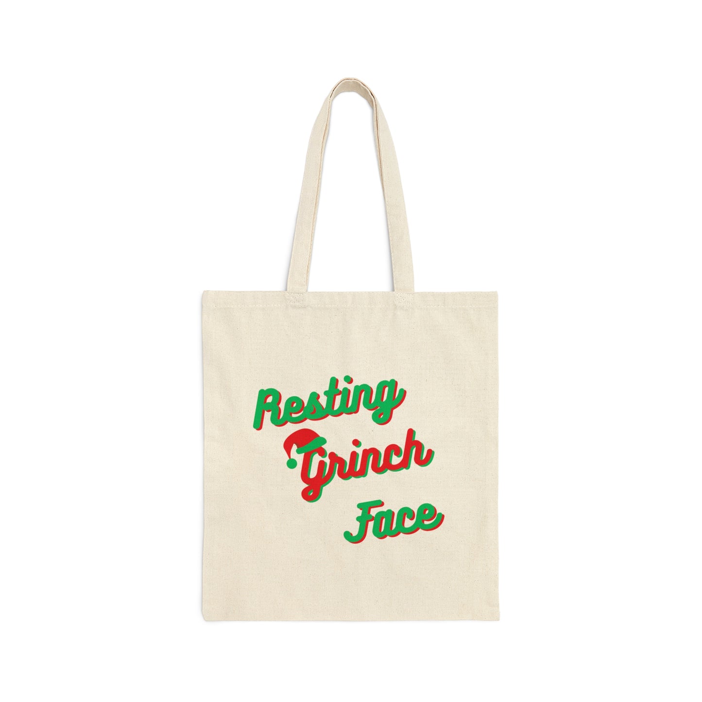 Resting Grinch Face Tote