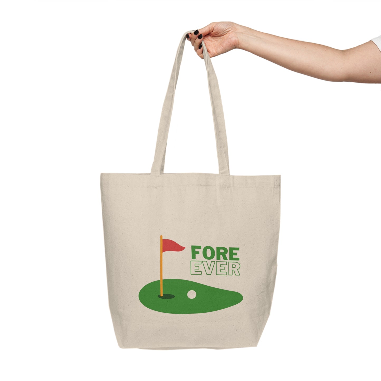 "Fore Ever" Canvas Tote