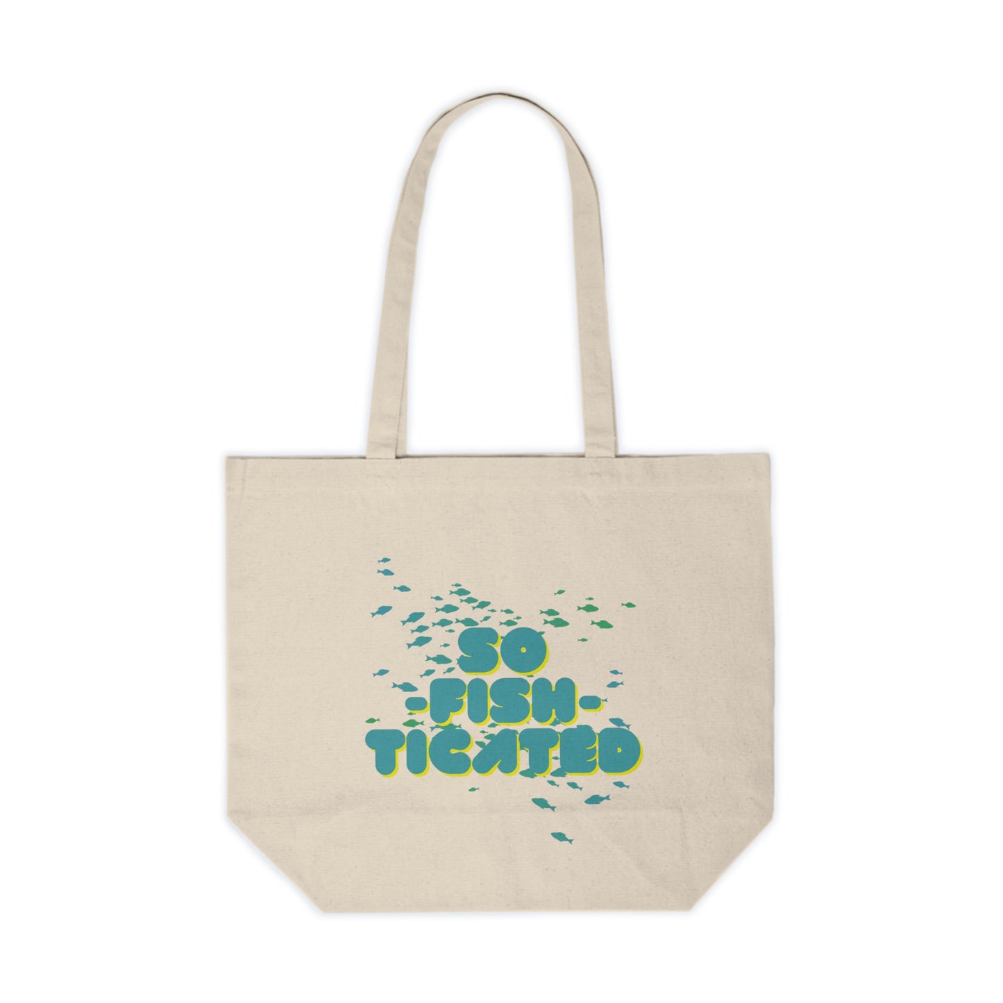 "So-fish-ticated" Canvas Tote