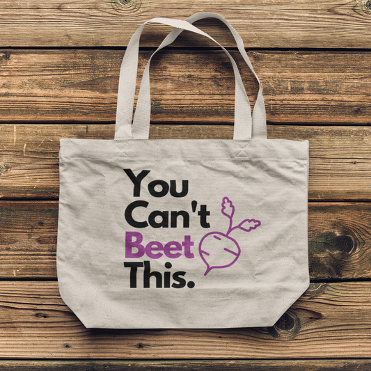 "You Can't Beet This" Canvas Tote