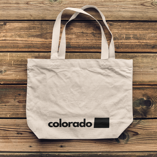 "colorado" Canvas Tote