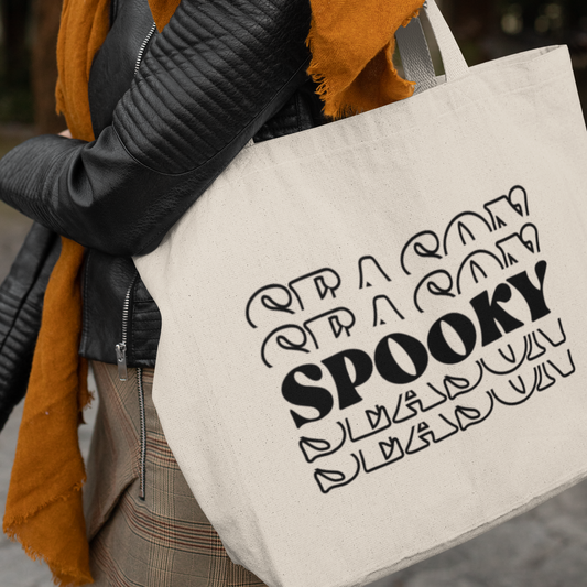 "Spooky Season" Canvas Tote