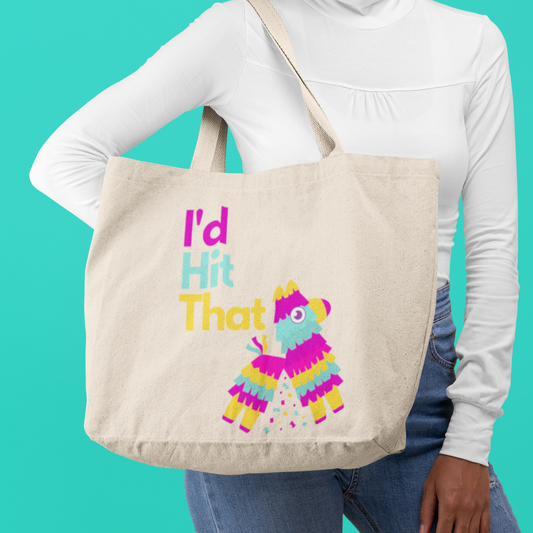 "I'd Hit That" Canvas Tote