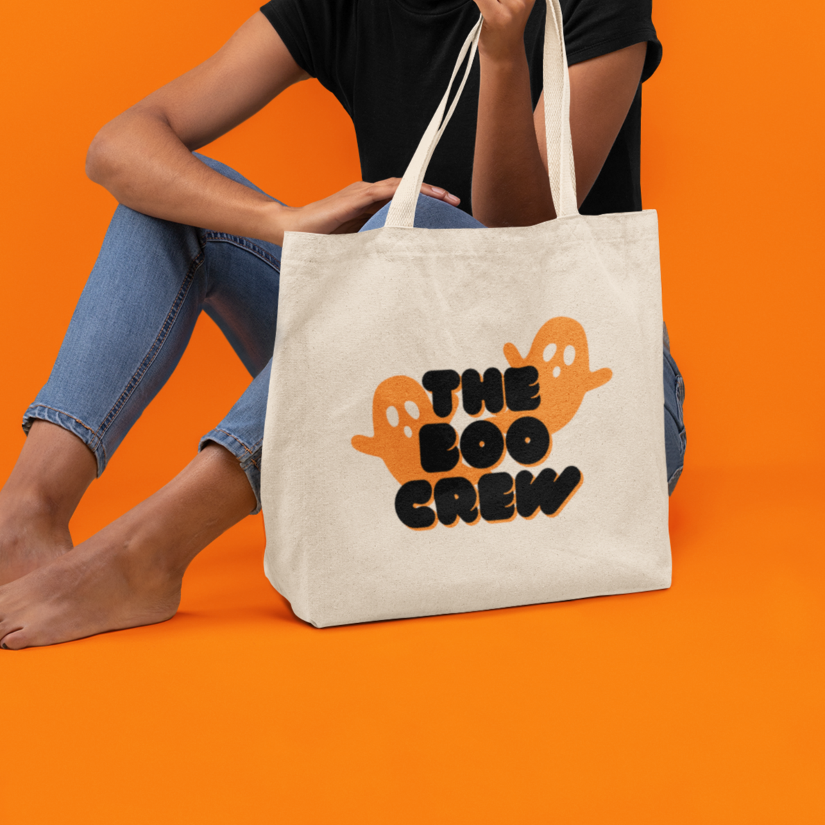 "The Boo Crew" Canvas Tote