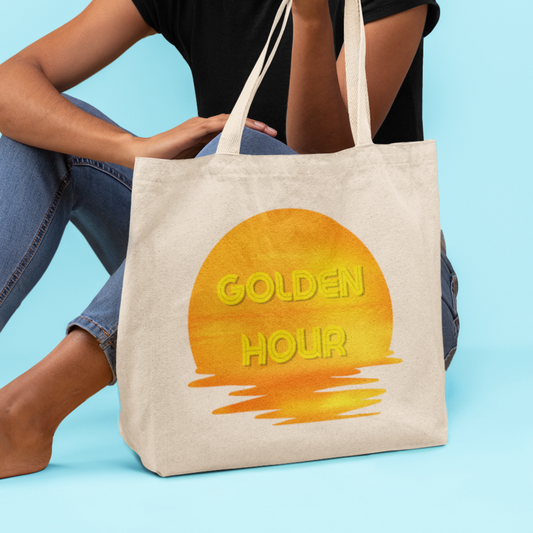 "Golden Hour" Canvas Tote